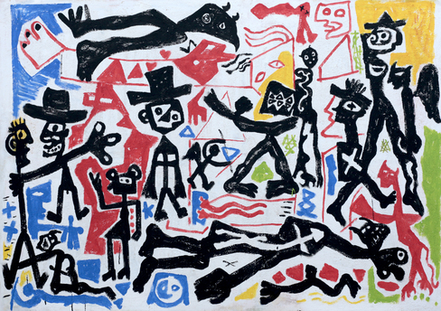 Acrylique sur toile, 162 x 114 cm, 2019