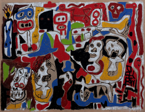 Acrylique sur toile, 146 x 114 cm, 2019