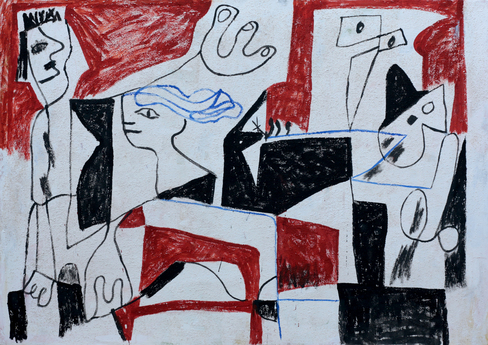 Acrylique sur toile, 162 x 114 cm, 2019