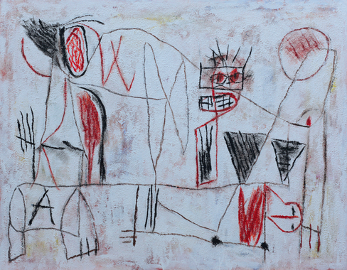 Acrylique sur toile, 146 x 114 cm, 2019
