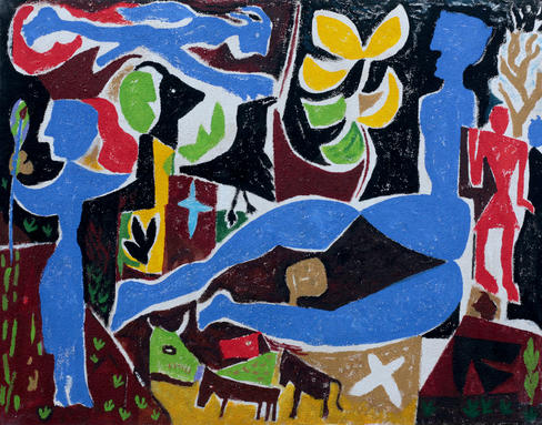 Acrylique sur toile, 146 x 114 cm, 2019