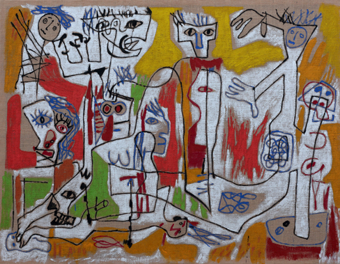 Acrylique sur toile, 146 x 114 cm, 2019