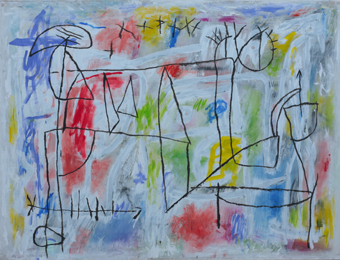 Acrylique sur toile, 146 x 114 cm, 2019