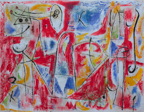 Acrylique sur toile, 146 x 114 cm, 2019
