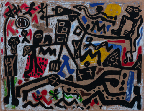 Acrylique sur toile, 146 x 114 cm, 2019