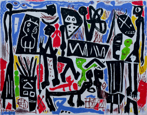 Acrylique sur toile, 146 x 114 cm, 2019
