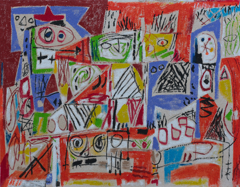 Acrylique sur toile, 146 x 114 cm, 2019