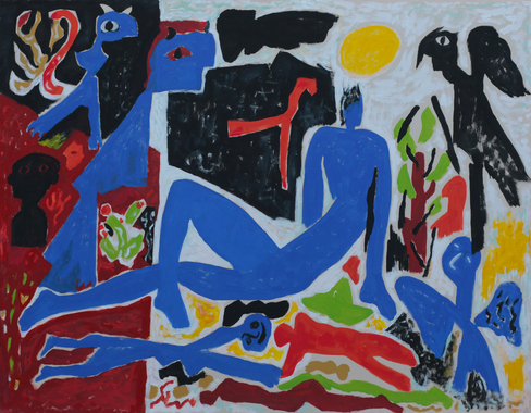 Acrylique sur toile, 162 x 114 cm, 2019