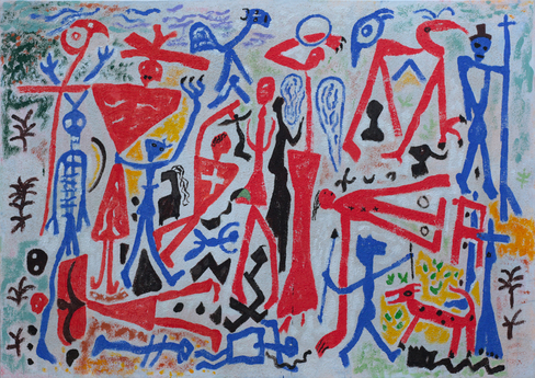 Acrylique sur toile, 146 x 114 cm, 2019