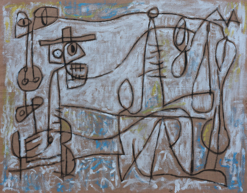 Acrylique sur toile, 146 x 114 cm, 2019