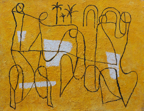 Acrylique sur toile, 146 x 114 cm, 2019